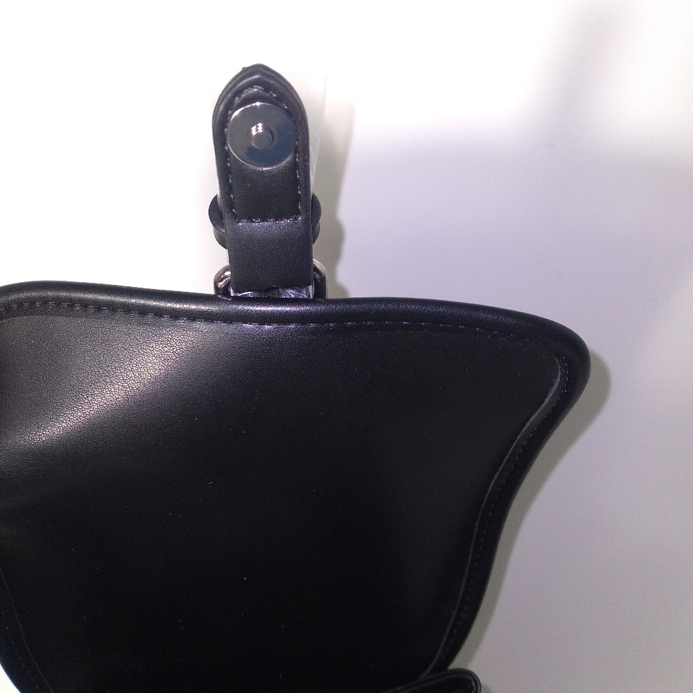 GUESS Black & Grey Monogram Faux Leather Backpack - Picture 5 of 14